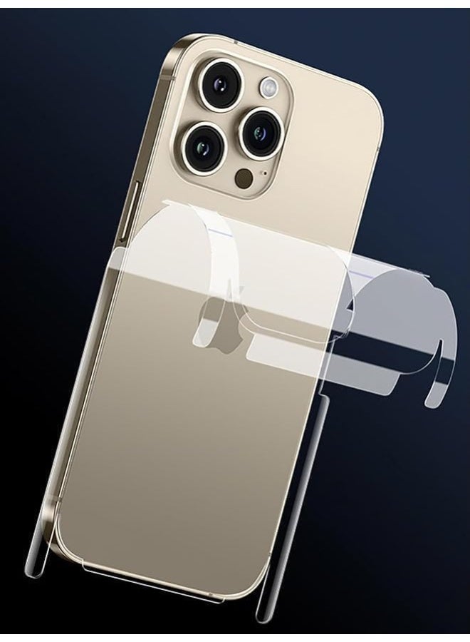 Muzz MATTE Back Sticker Screen Protector for iPhone 17 Pro, Matte Anti-Fingerprint, Full Side Anti-Scratch, Gelatin Material (iPhone 17 Pro) - Image 5